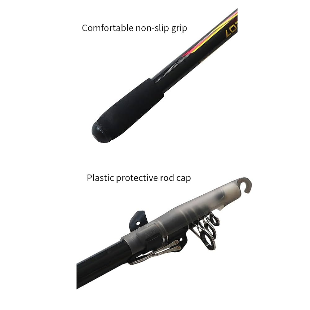 Amazon | スピニング 釣り竿 カーボンファイバー スーパー